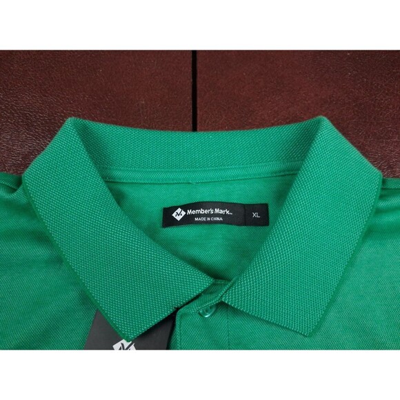 Fun Green Polo Short Sleeve Shirt Makers Mark XL - Picture 5 of 11